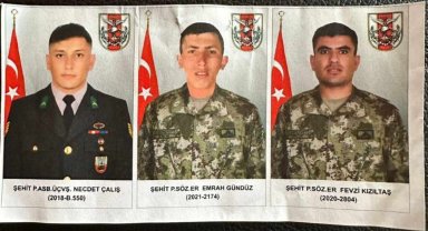 Şehitler, Şırnak'ta düzenlenen törenle memleketlerine uğurlandı