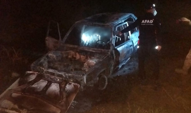 Siirt'te anne ve 5 çocuğu yanan araçta hayatını kaybetti