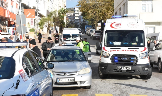 Sinop'ta kaygan yol kazaya neden oldu: 2 yaralı