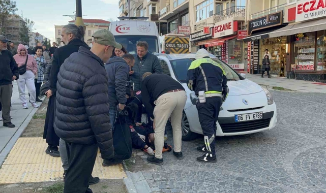 Sinop'ta trafik kazası: 1 hafif yaralı
