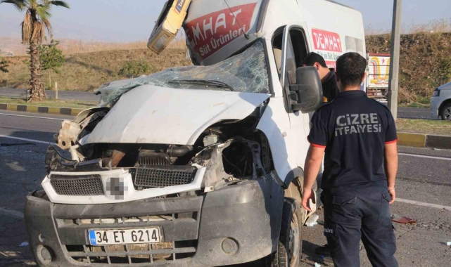 Şırnak'ta 1 kişinin öldüğü tır kazası güvenlik kamerasına yansıdı