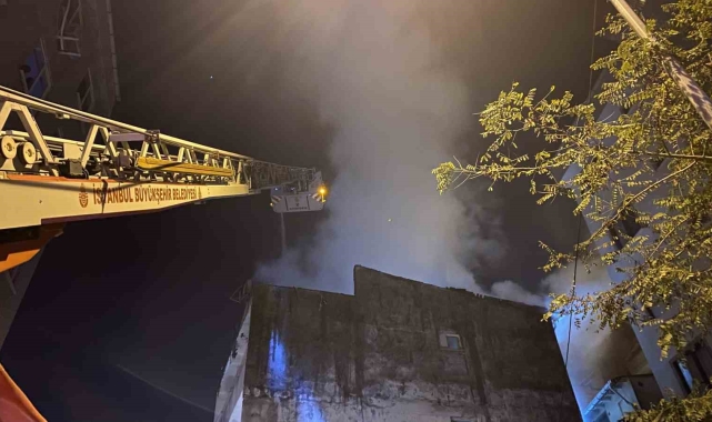 Şişli'de korkutan yangın