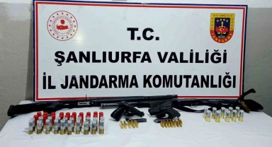 Siverek'te asayiş denetimlerinde 8 adet silah yakalandı