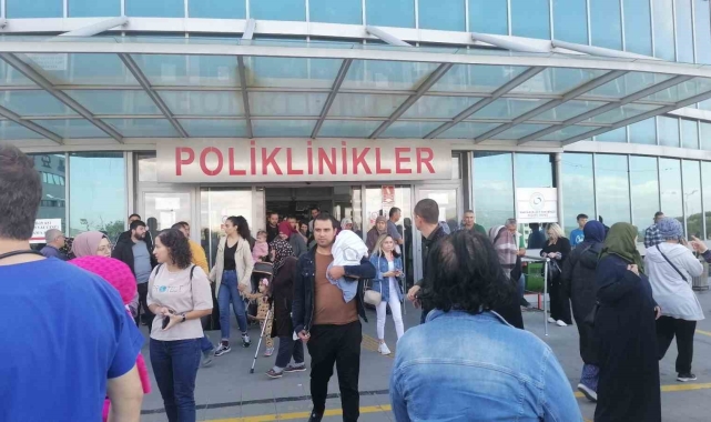 Soma Devlet Hastanesi'nde korkutan yangın