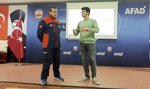 SUBÜ öğrencileri afet farkındalık eğitimi aldı