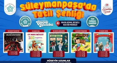 Süleymanpaşalı çocuklar tatili dolu dolu geçirecek