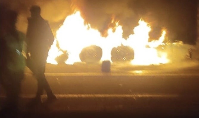 Sürücü ve vatandaşlar son anda fark etti, facia önlendi