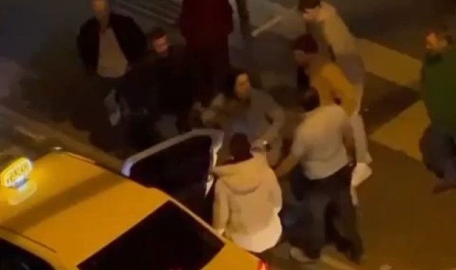 Tartıştığı adama arka arkaya tokat attı