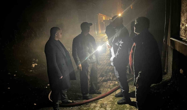 Tavşanlı'da korkutan yangın