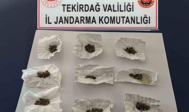 Tekirdağ'da üst araması yapılan 3 kişiden uyuşturucu çıktı