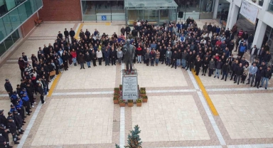 Tepebaşı'ndan Ata'ya saygı duruşu