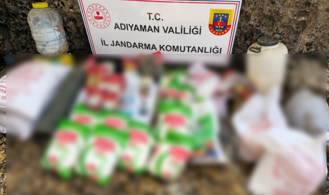 Teröristlere ait yaşam malzemesi ele geçirildi