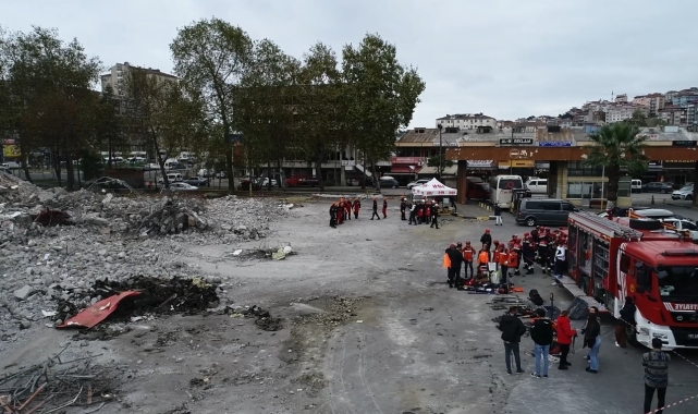 Trabzon'da deprem tatbikatı