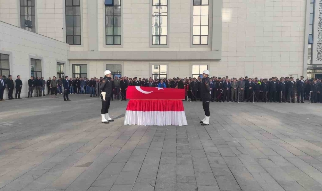 Trafik kazasında şehit olan bekçi için Ankara Emniyet Müdürlüğünde tören düzenlendi