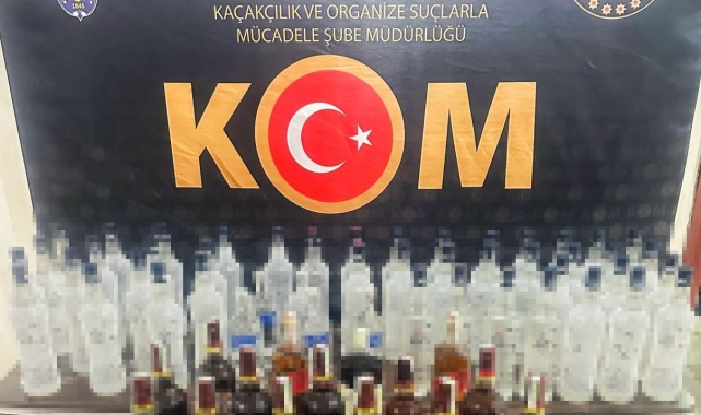 Tunceli'de kaçak içki operasyonu