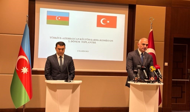 "Türkiye-Azerbaycan Kültürel İşbirliği Anlaşması" imza töreni gerçekleştirildi