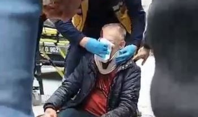 Uşak'ta motosikletin çarptığı yaya ağır yaralandı