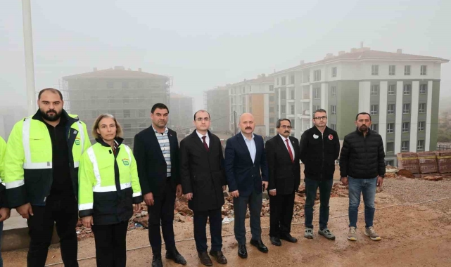 Vali Osman Varol Tut ilçesinde incelemelerde bulundu