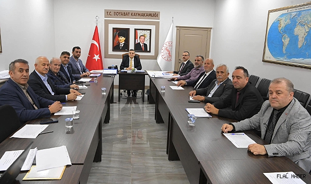 VALİ ÖZARSLAN BAŞKANLIĞINDA TOPLANDILAR!