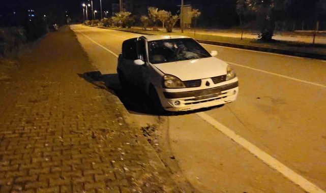 Virajı alamayan otomobil ağaca çarptı: 3 yaralı