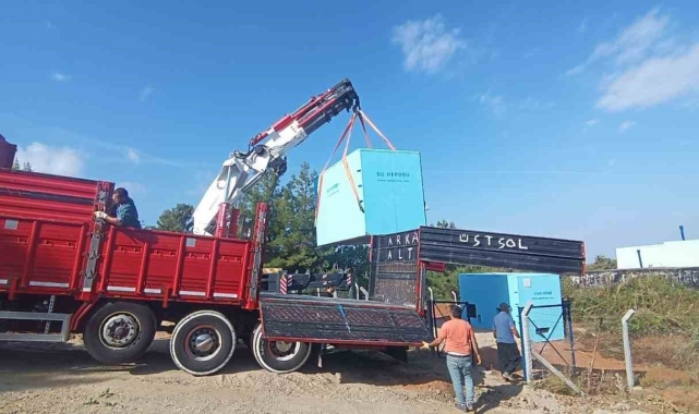 Yağmurlar Mahallesi'ne prefabrik içme suyu deposu