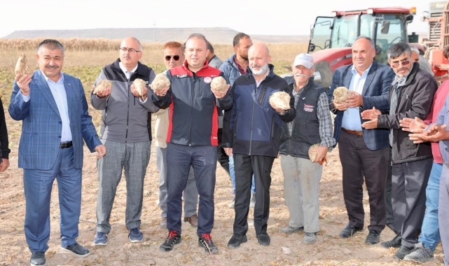 Yapılan yatırımlarla Kocasinanlı çiftçilerin hasatta yüzü gülüyor
