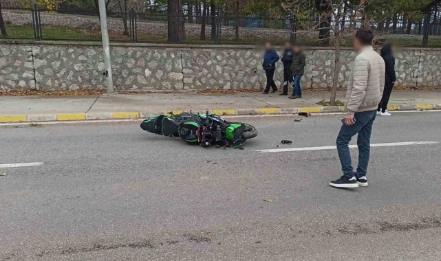 Yarış motoru sürücüsünün feci ölümü