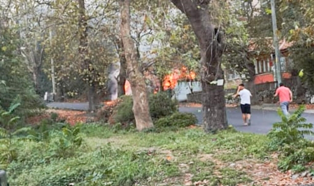 Yayla Mahallesi'nde çalılık yangını kontrol altına alındı