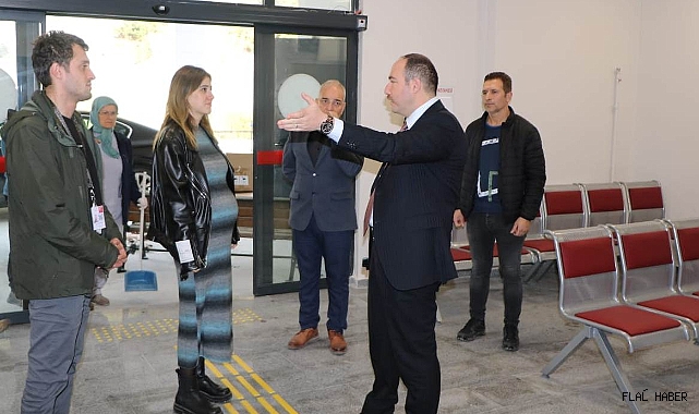 YENİ HASTANEYİ ZİYARET ETTİ!