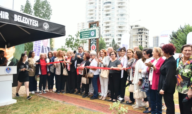 Yenişehir'de yenilenen parka 'Türk Kadınlar Birliği' adı verildi