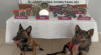 Zonguldak'ta evde uyuşturucu ve ruhsatsız silah operasyonu