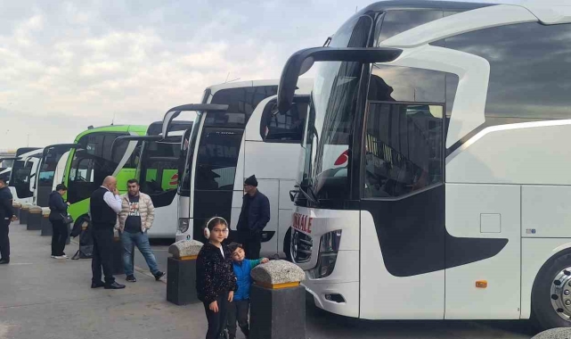 15 Temmuz Demokrasi Otogarı'nda yılbaşı hareketliliği