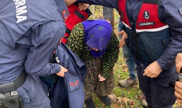 76 yaşındaki kayıp kadın jandarma tarafından bulundu