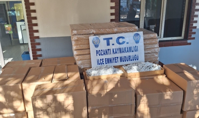 Adana'da 675 Bin Adet Doldurulmuş Kaçak Sigara Ele Geçirildi