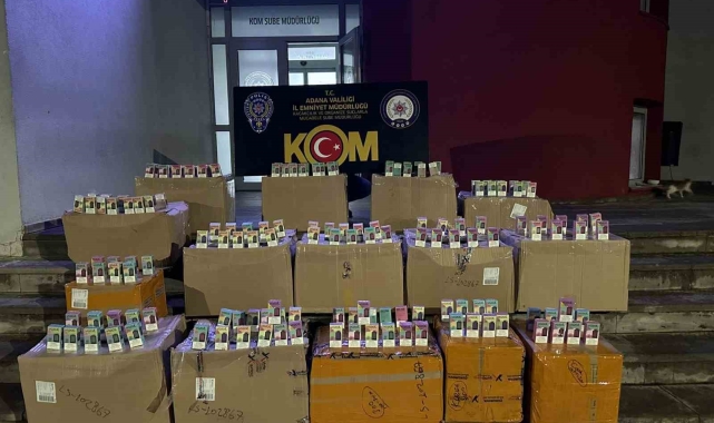 Adana'da kaçakçılık operasyonu