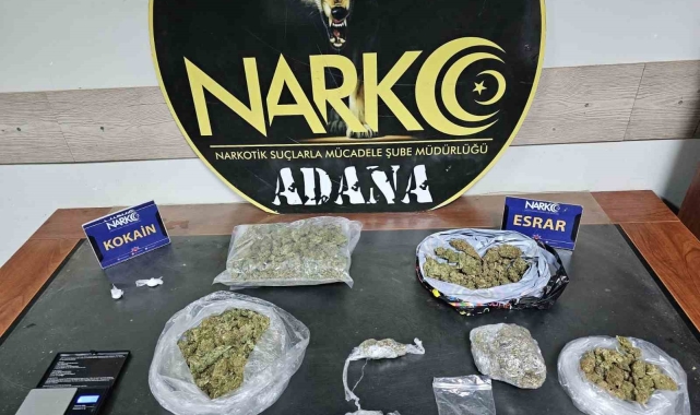 Adana'da uyuşturucu sattığı öne sürülen 3 şüpheli tutuklandı