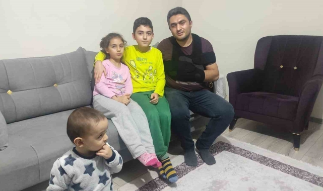 Ankara'da sokak köpeği dehşeti kamerada: Kızını korumak için koşarken kucağındaki çocuğuyla yere düştü