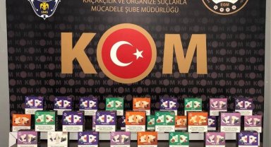 Antalya'da 157 bin 920 adet makaron ele geçirildi