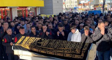 Anten tamir ederken 3. kattan düşüp hayatını kaybeden itfaiye görevlisi toprağa verildi