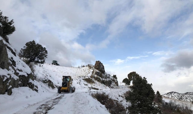 Artvin'de 73 köy yolu ulaşıma kapandı