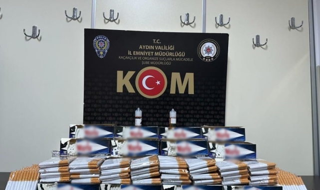 Aydın'da 10 kilo kaçak tütün ele geçirildi