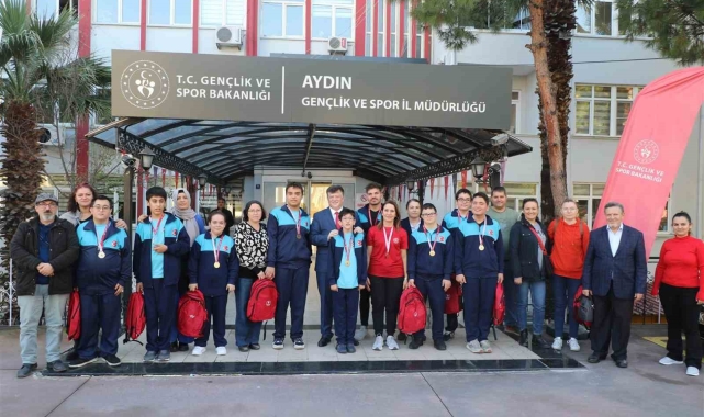 Aydınlı özel sporcular Denizli'den derece ile döndü