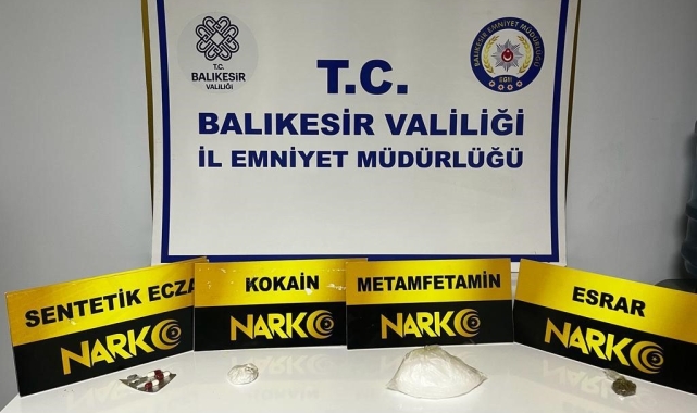 Ayvalık'ta polisten uyuşturucu operasyonu