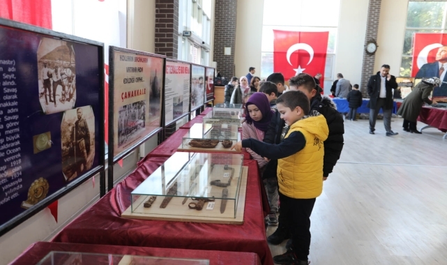 Bafra'da Çanakkale Savaşları Gezici Müzesi'ni 10 bini aşkın kişi gezdi