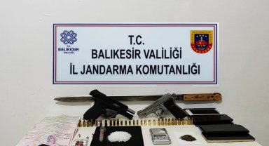 Balıkesir'de 4 şahsa uyuşturucu operasyonu