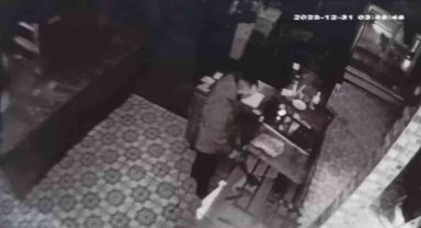 Başkentte pişkin hırsız önce tatlısını yedi sonra dükkanı soydu