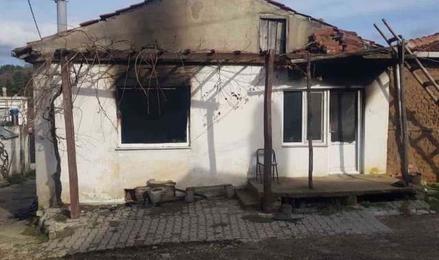 Bayramiç'te ev yangında 81 yaşındaki kadın hayatını kaybetti