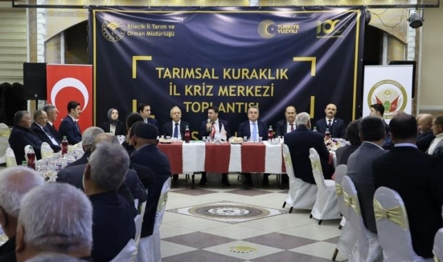 Bilecik'te tarımsal kuraklık masaya yatırıldı