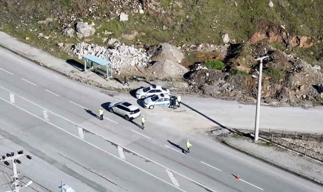 Bitlis'te drone destekli trafik denetimi yapıldı