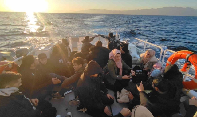 Bodrum'da 57 düzensiz göçmen yakalandı